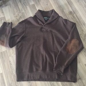 Men’s Polo Cowl Neck Sweater